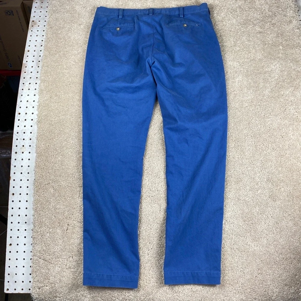 2 Pair Polo Ralph Lauren Slim Fit Chino Pants‎ Bundle Navy Royal Blue 36x34